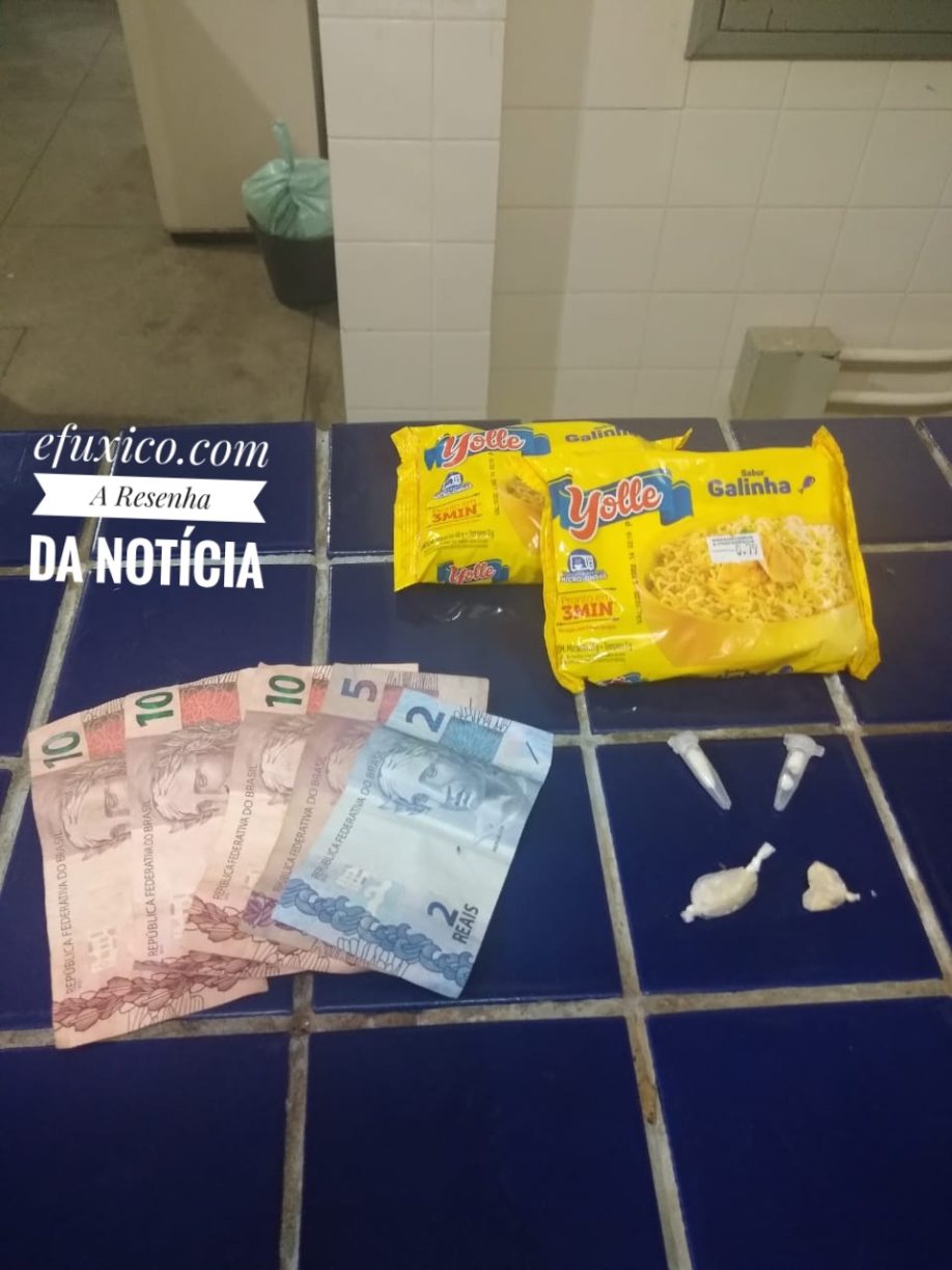Brumado: Alma Sebosa foi detido pela PM com Drogas dentro do miojo.