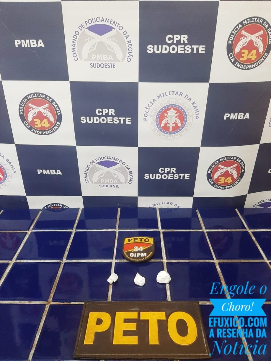 Engole o Choro! Não adiantou espernear, lazarentos acabaram presos com “cocadaboa” em Brumado.
