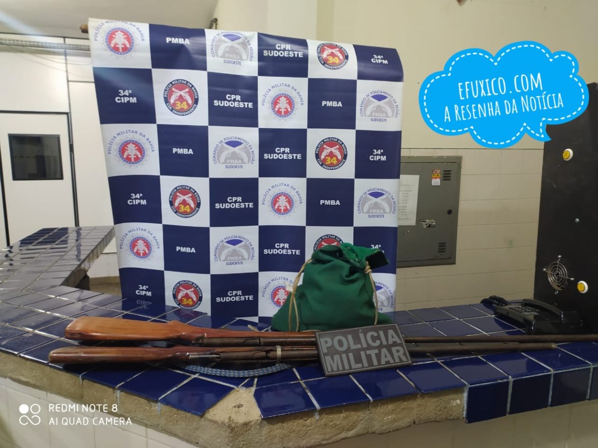 Lascou foi Tudo! Briga de idosos acaba com um preso um barriado e armas apreendidas.