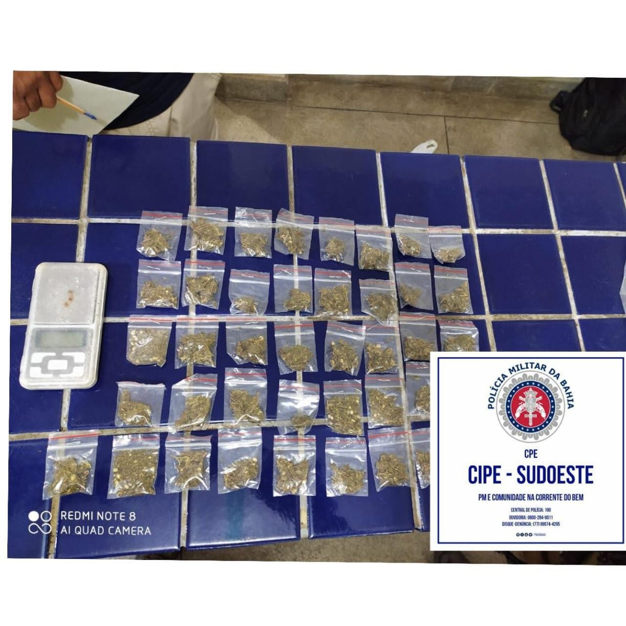 Zé Pequeno | Cramunhão Brumadense preso com franquia do Capeta em Livramento do Brumado.
