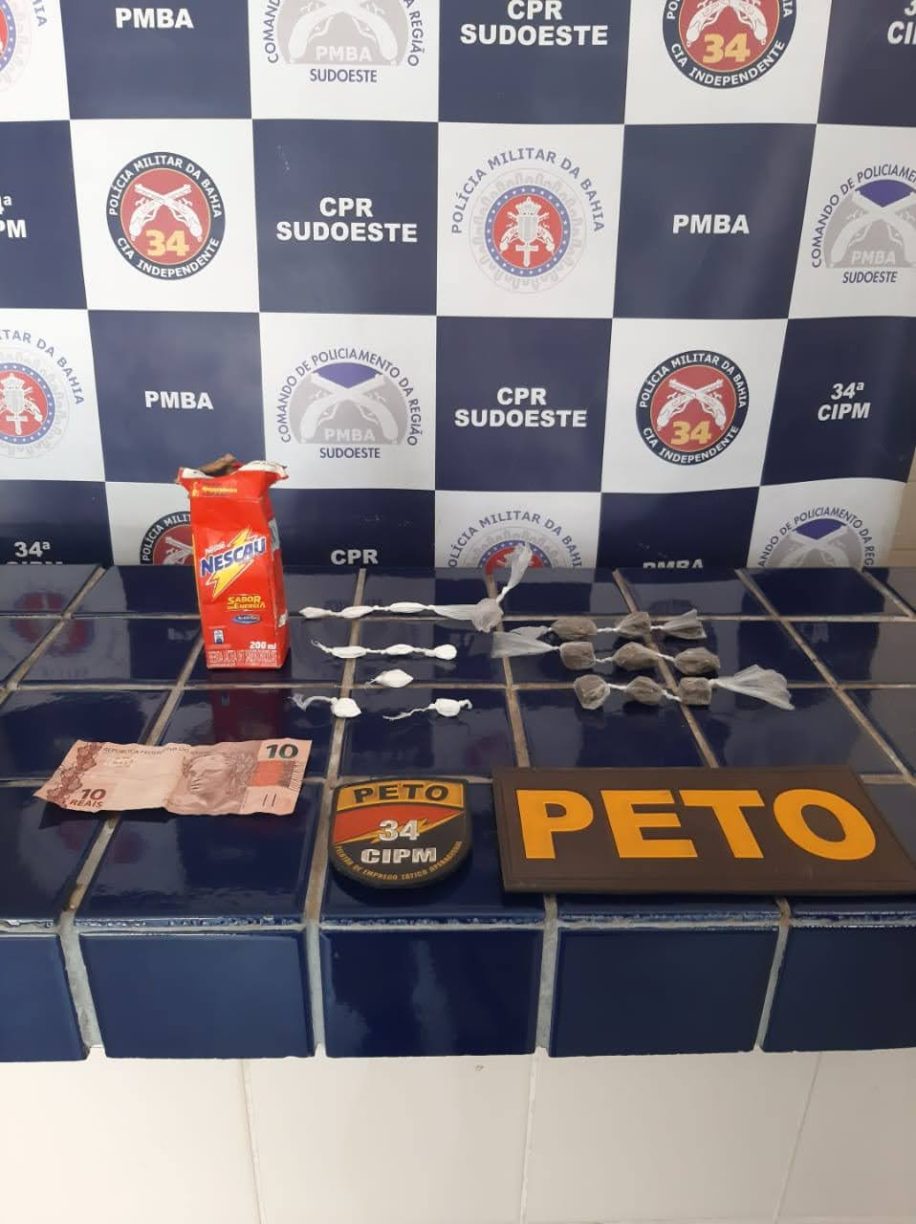 Brumado: Vai Cair todo mundo | “Lazarento que trabalha para os filhos de flor do Caribe cai com drogas na caixa de achocolatado.”