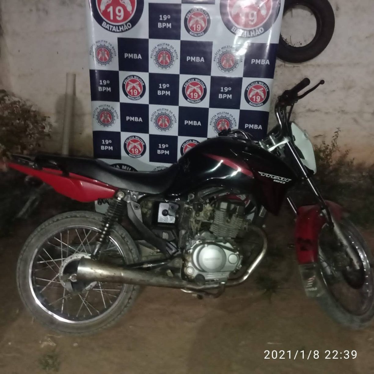 Cabrito Roubado: Polícia Militar Recupera Motocicleta com restrição de Roubo em Jaguaquara..