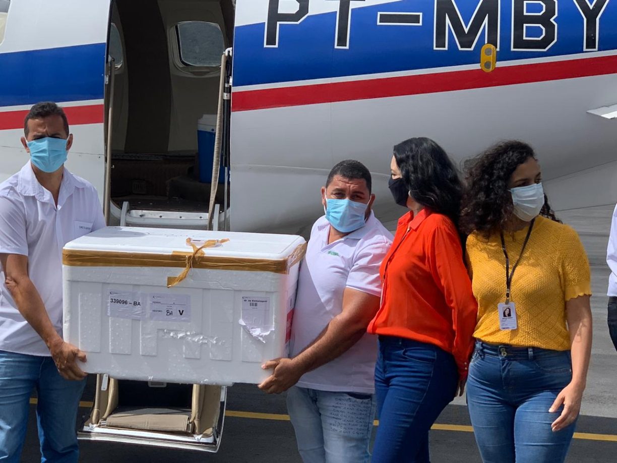 As Primeiras Doses da Vacina contra COVID-19 já estão em Jequié.