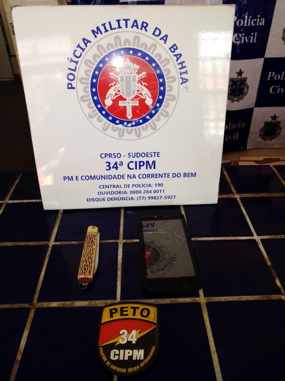 Brumado: Perdeu Pai! Cu de Galinha é preso por quebrar medida protetiva, a ex não quis nem saber.