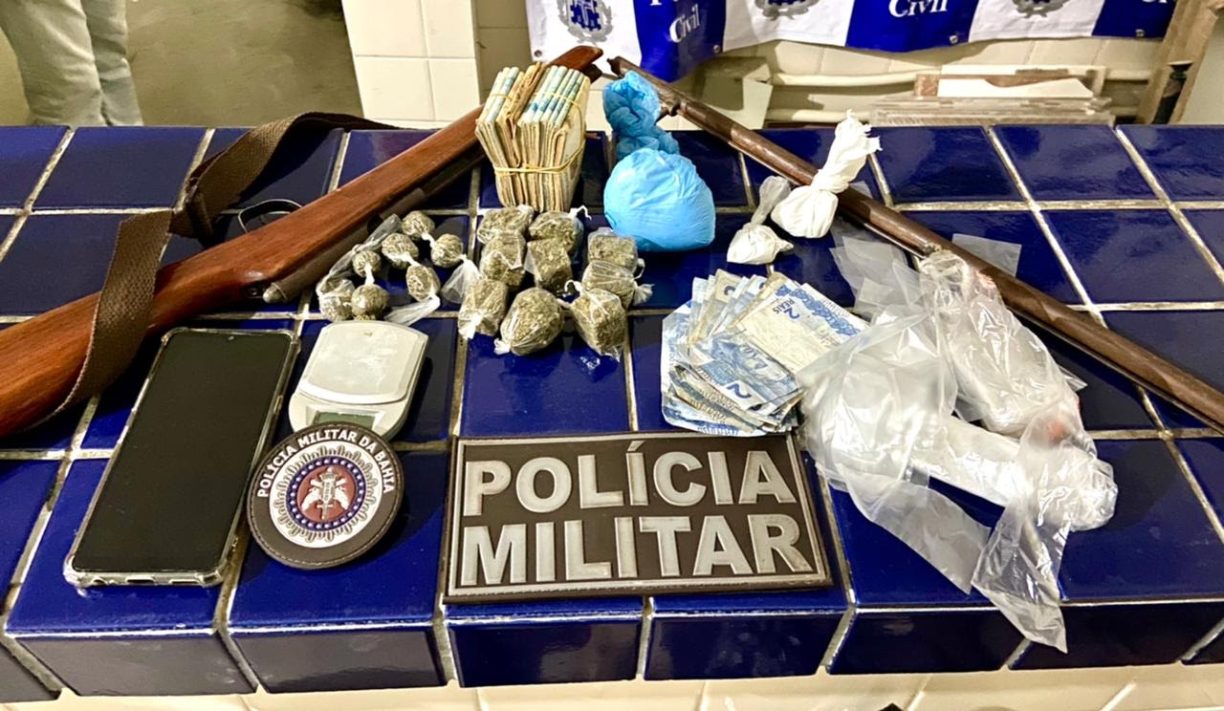 Comeu mosca! A onça e a Bruma, prenderam Cu de Galinha com arma, drogas e 10 mil badaró em Cascavel,