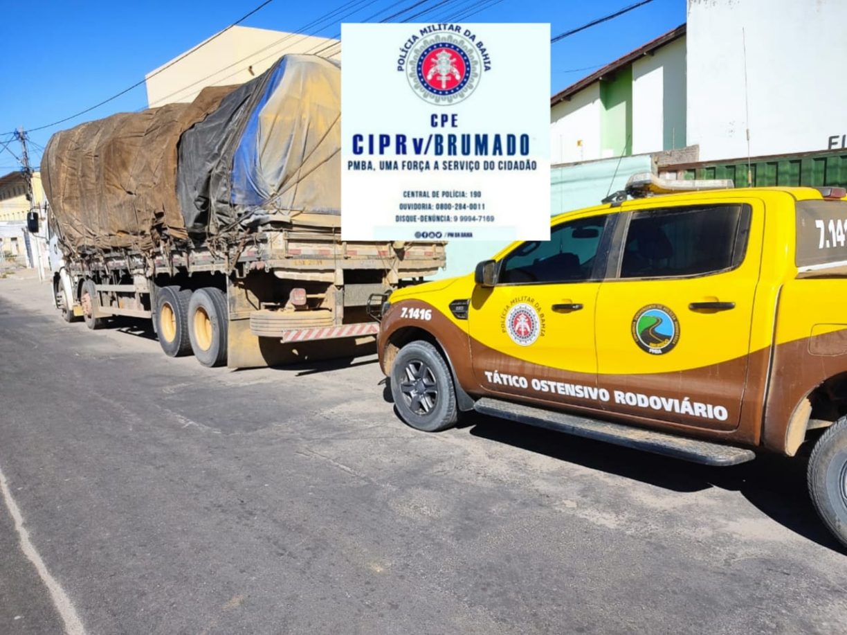 Brocada: TOR de Brumado frusta sequestro de caminhoneiro em andamento em Conquista.