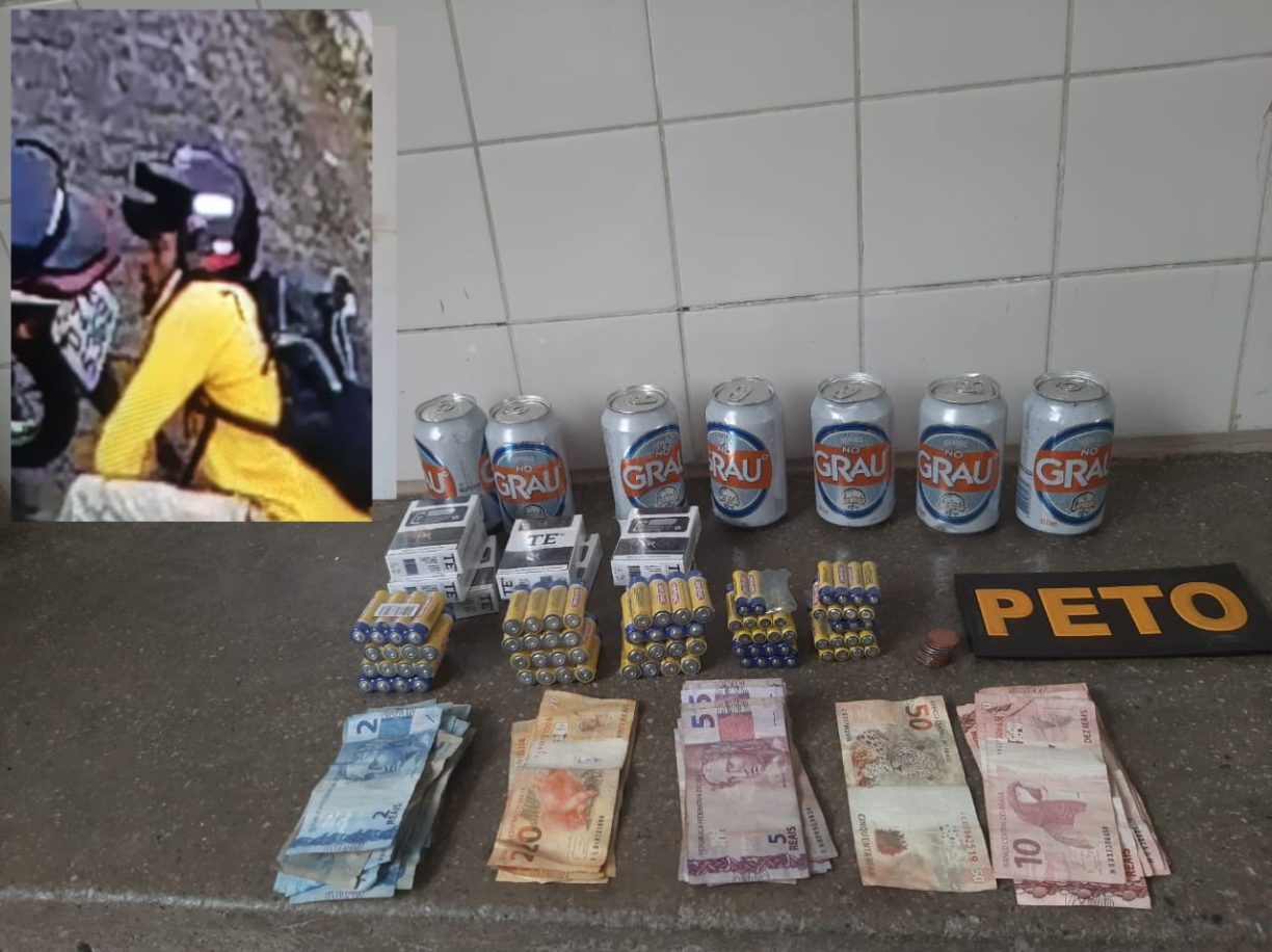 Brumado: PETO age rápido e recupera material roubado de padaria, “Pombo sujo do Mãe deu fuga ao ladrão de No grau do Dr Juracy”.