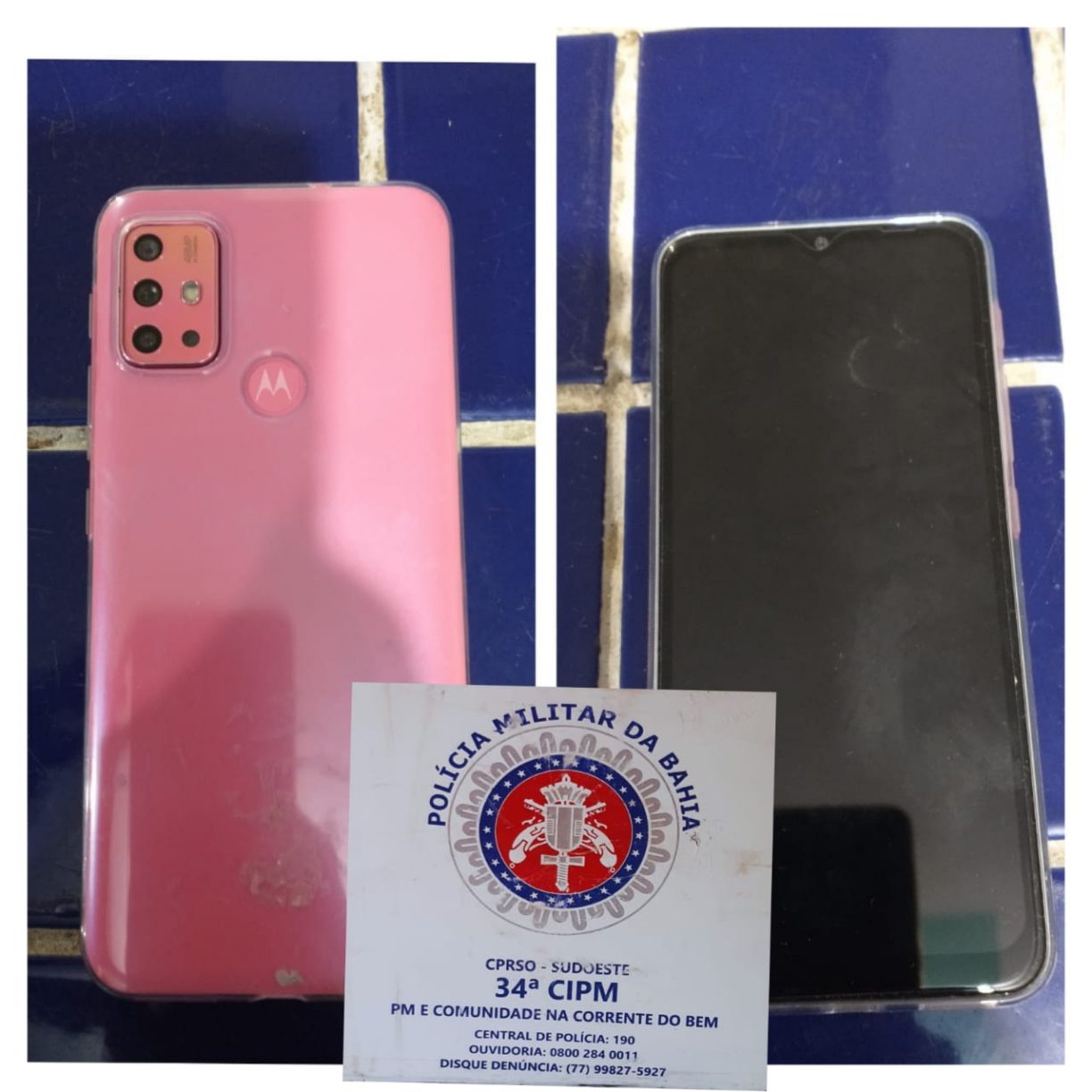 Brumado: PETO grampea Rumãozinho acusado de furtar e dormir com o celular da Vitima.
