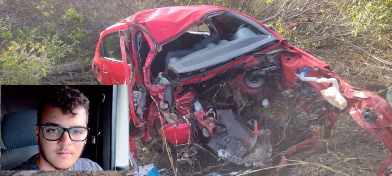 Jovem Aracatuense morre após colidir em alta velocidade na BA 262.
