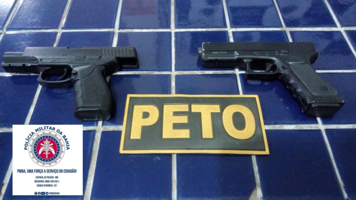 Em Brumado; PETO 34 prende dois cramunhões “de cima” em Itaquaraí.