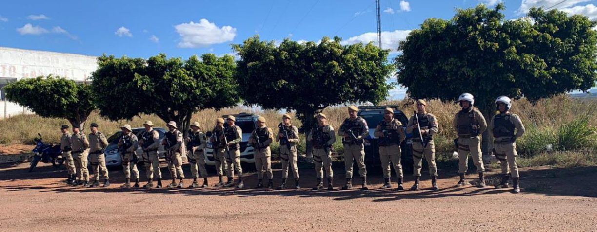 Operação Força Total: De Galera, Polícia Militar promove ações de Saturação no Distrito de Cascavel na Chapada.