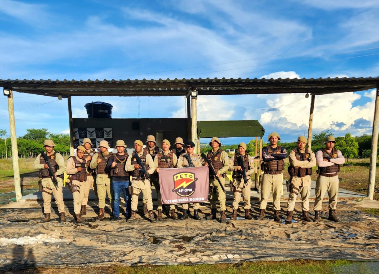 34ªCIPM realiza Curso de Rastreamento de Combate e Tiro Policial. (Assista)