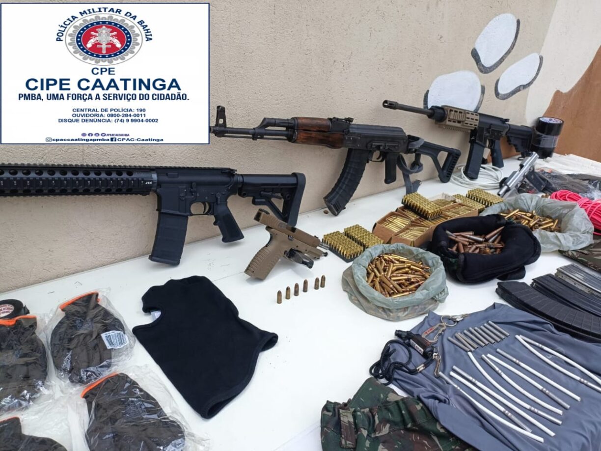 Barril dobrado! Três lazarentos tombaram após baterem de frente com a CIPE Caatinga