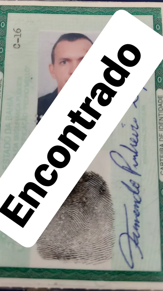 Gente atrás de Gente: Homem dado como desaparecido é encontrado em Brumado, diz familiares.