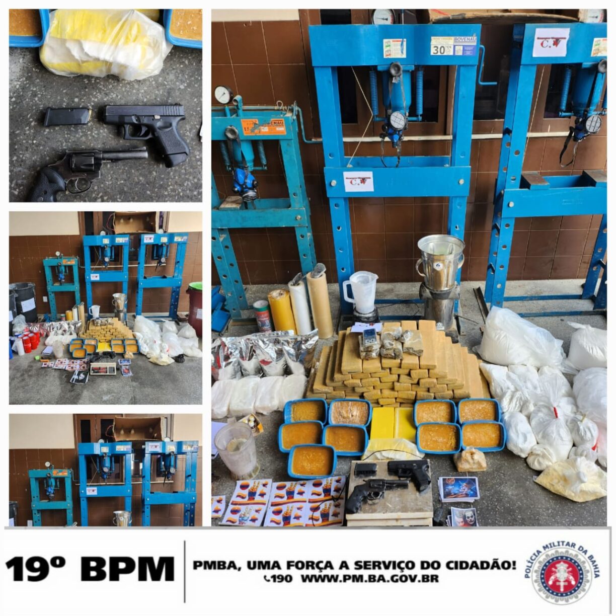 Jequié: Polícia fecha laboratório de refino de drogas, dois lazarentos morreram em confronto com militares