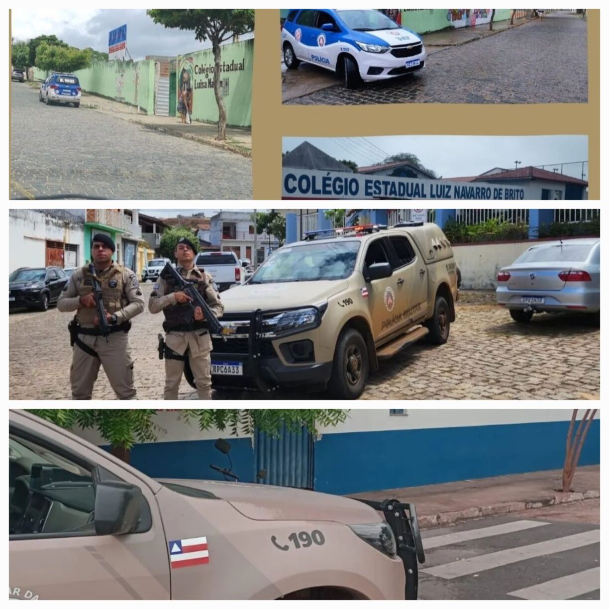 (Assista) Polícia Militar intensifica ações em escolas baianas, em Jequié e Brumado não foi diferente.