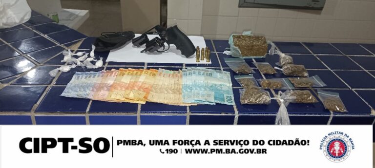 Brumado: Rondesp pega “Santo Gêmeo” traficando em alta na Urbis 1.