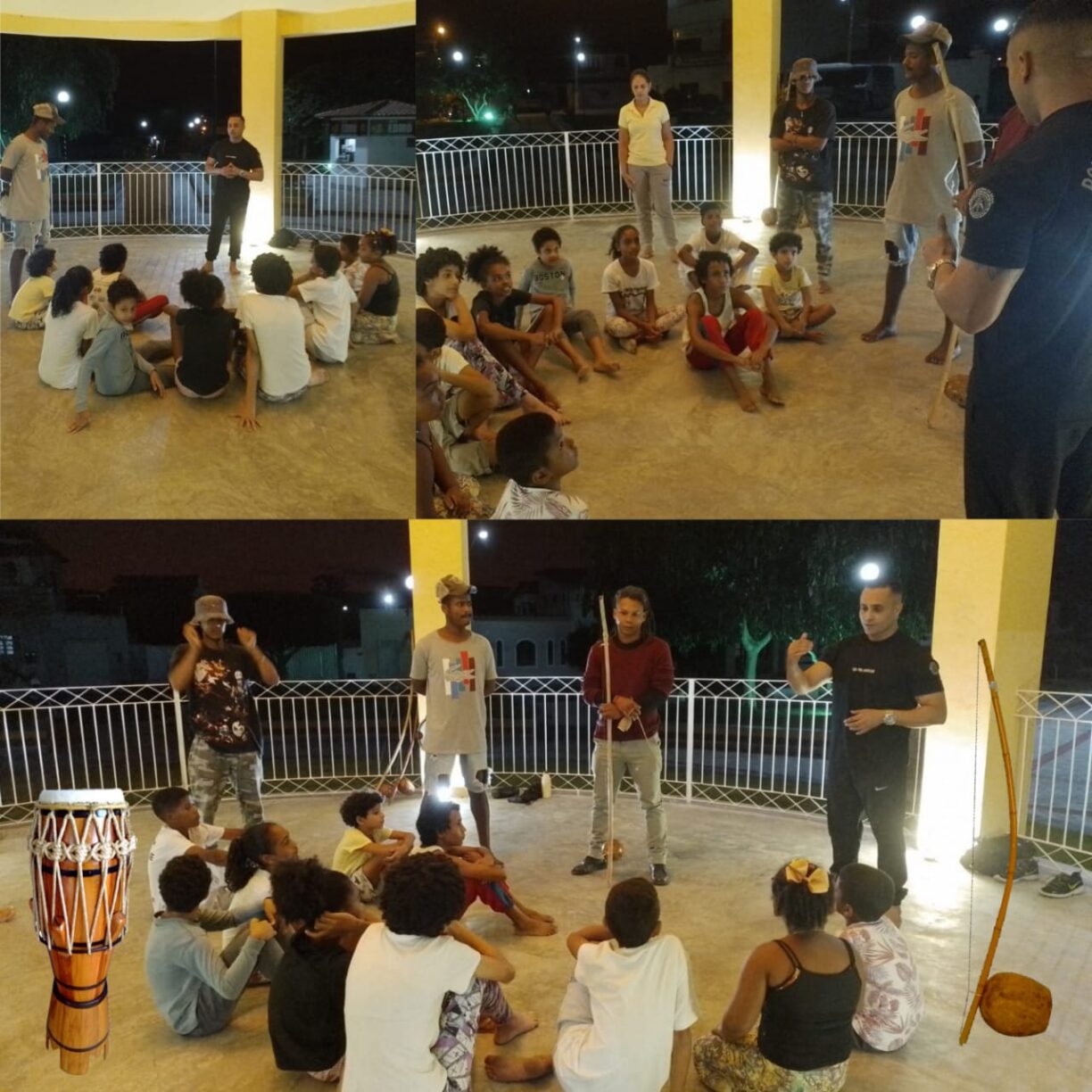 Jogou Capoeira e tudo! PM do 19ºBPM promove Roda de Conversa com alunos de Projeto em Cravolândia.