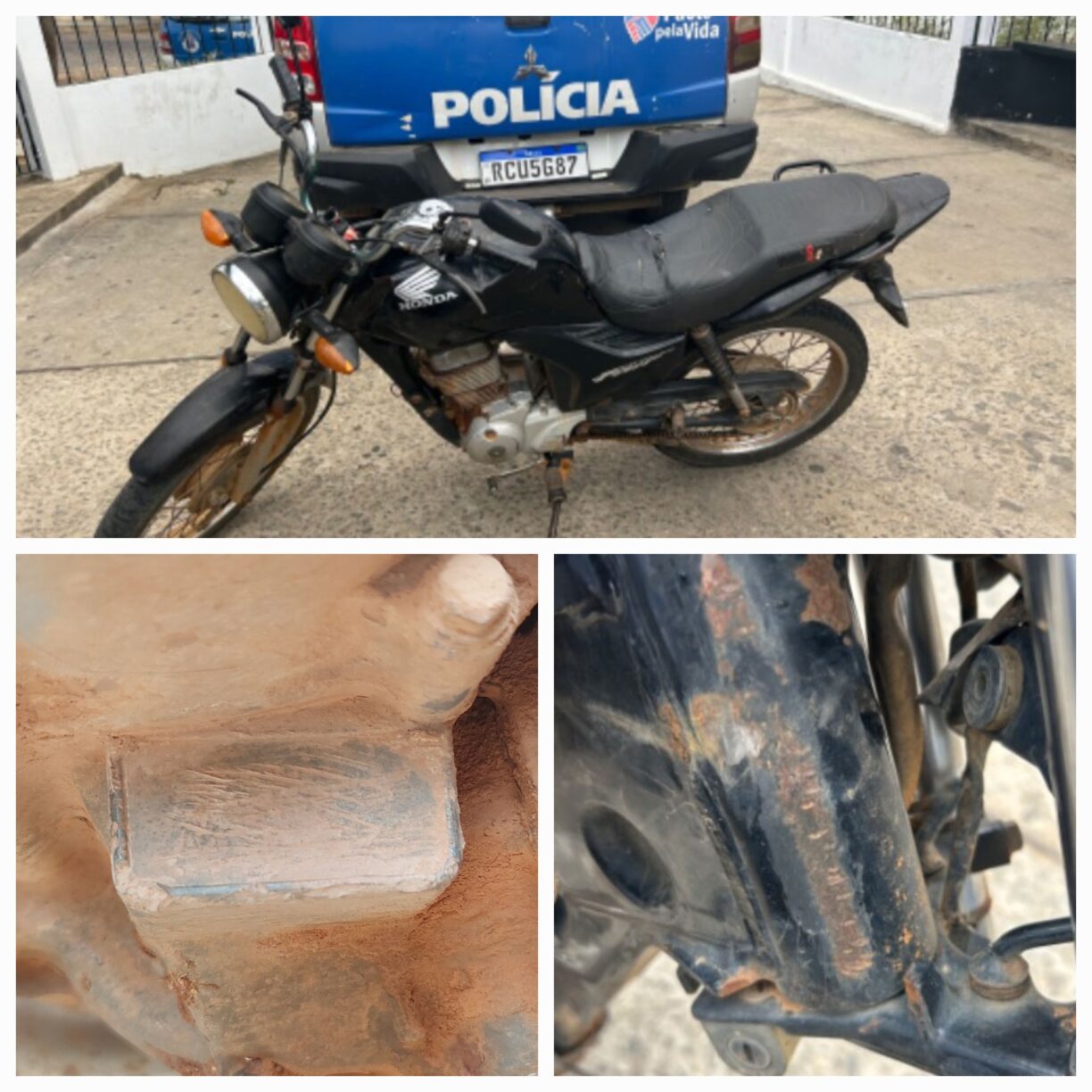 Brumado: CETO apreende Cabrita toda raspadinha, condutor de 24 anos foi em Cana.