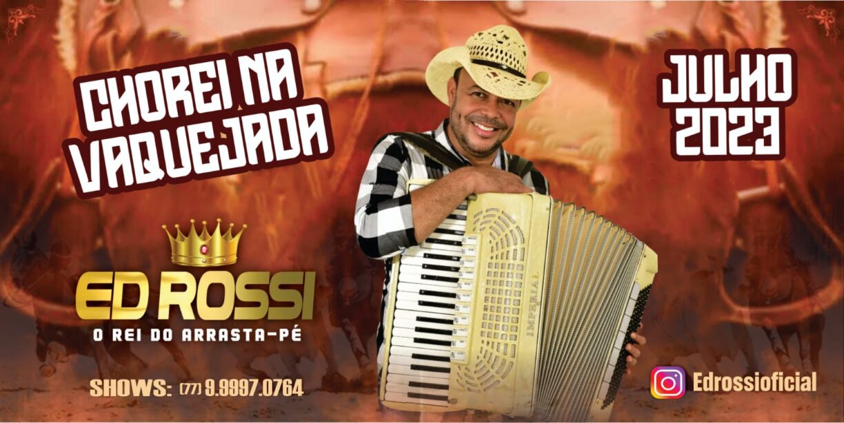 Ed Rossi encerra turnê de São João gravando grande sucesso.