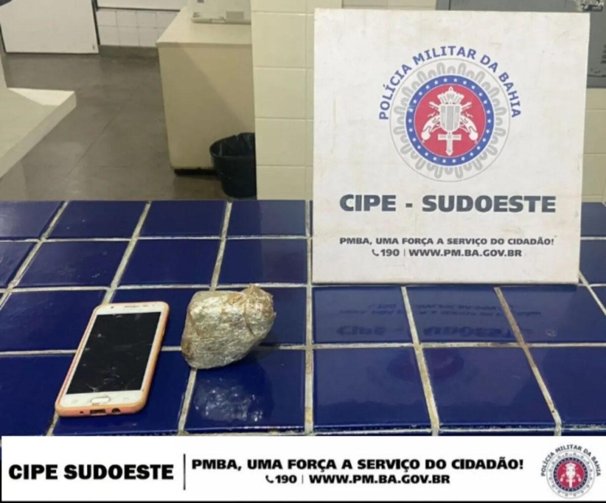 Caesg detém Cu de Galinha traficando drogas em Rio de Contas.