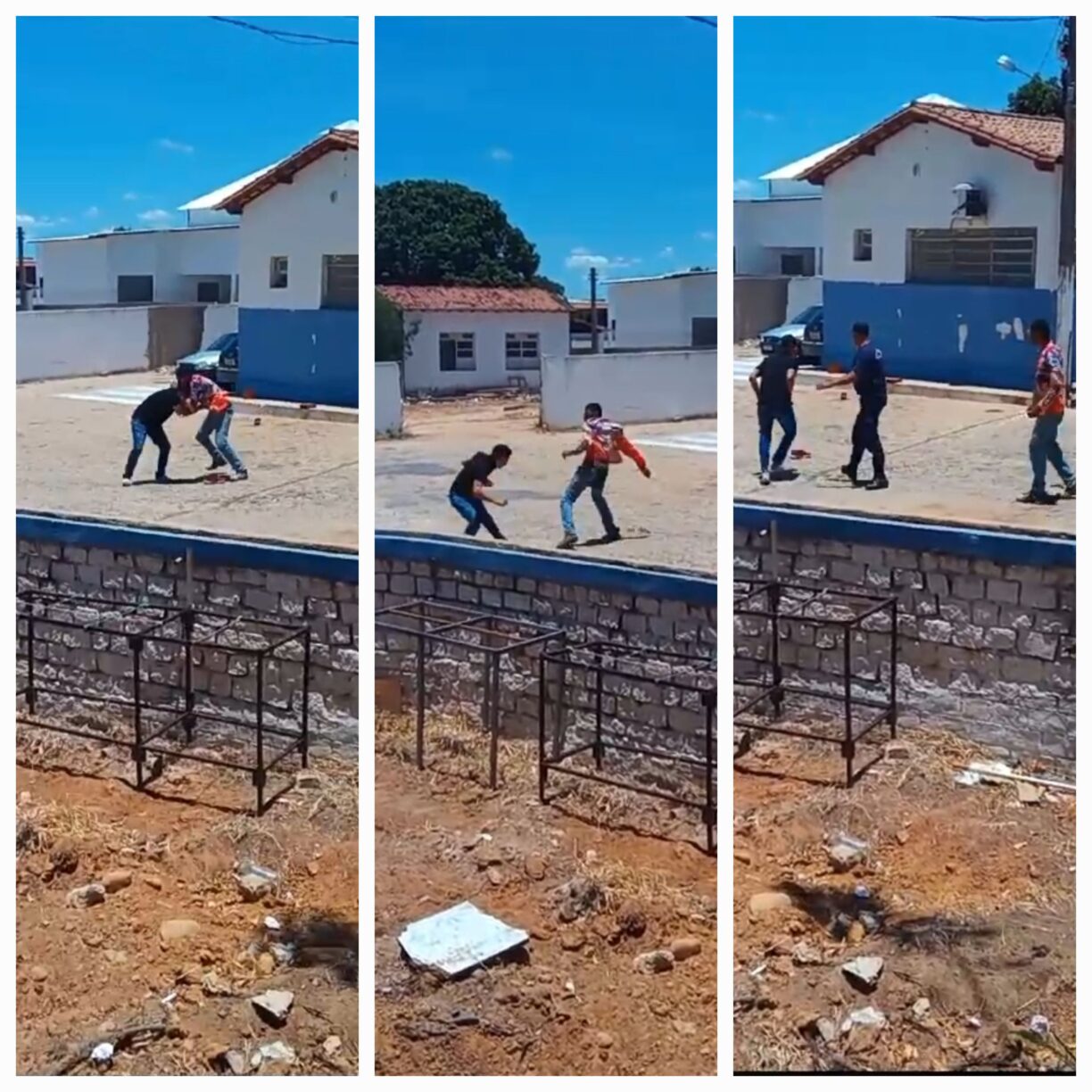 Brumado: Homens trocam socos em frente ao Restaurante Popular