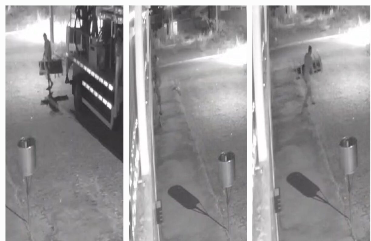 Brumado: imagem mostra “Maníaco da Escada” curiando residência de mulher na Santa Tereza.
