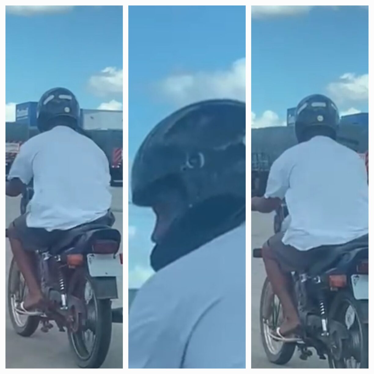 Brumado: Vídeo mostra perseguição de criminoso com moto furtada em Ibitira; ASSISTA