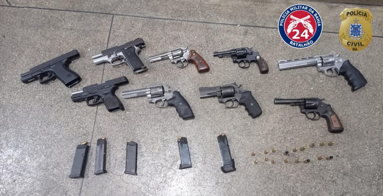 Brocada! Policia prende Bonde armado que planejava vingar morte de integrante da Facção, 10 “Sebosos” foram capturados.