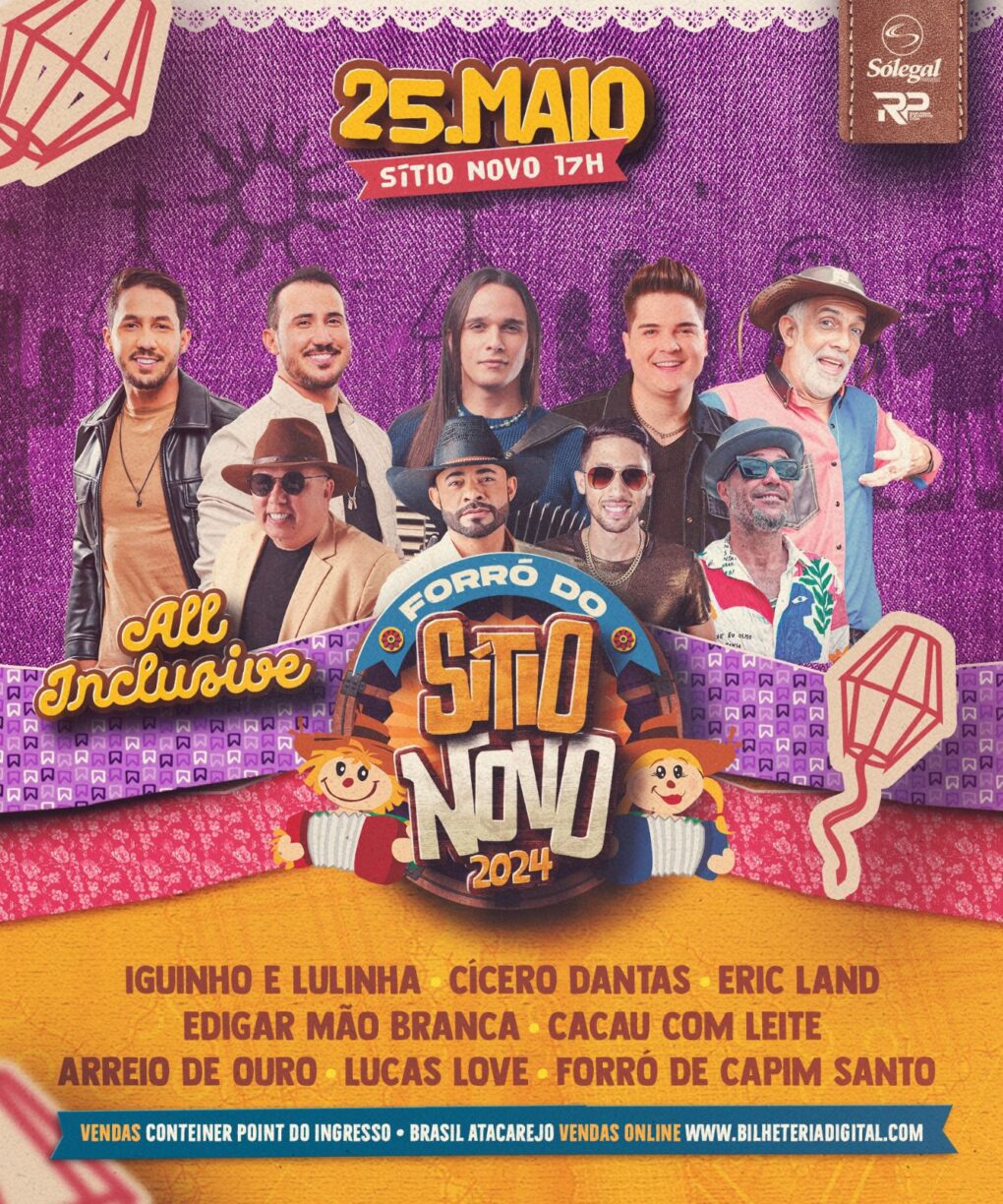 Prepare o seu look, garanta o seu ingresso e venha se divertir no evento mais esperado do ano. (Compre aqui)