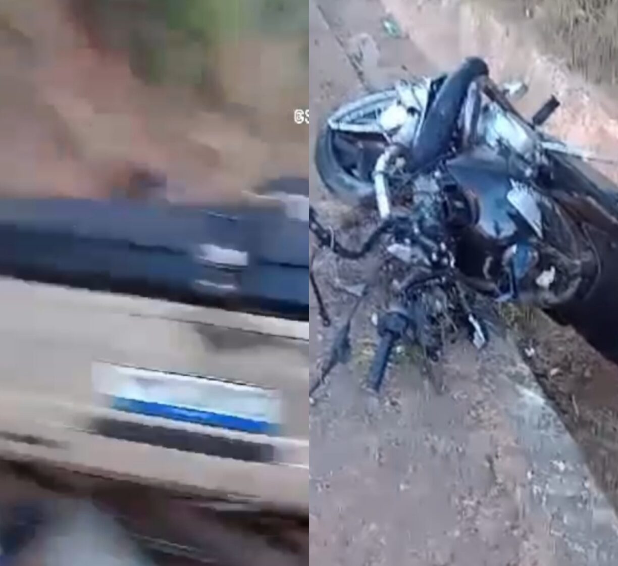 BR-122: Grave acidente termina com motociclista morto em Caetité. (Assista)