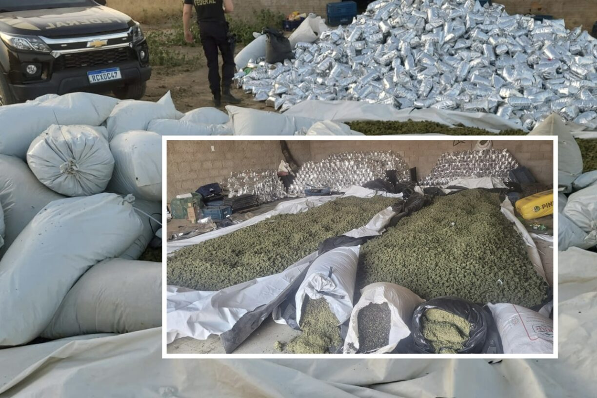 Quebrou a banca! Operação na região de Guanambi apreende toneladas de maconha (Assista)