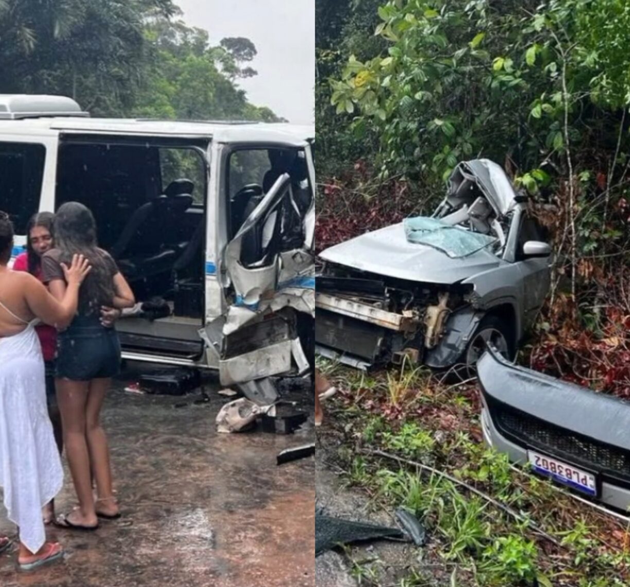 Assista: Taxista morre após grave acidente em Porto Seguro