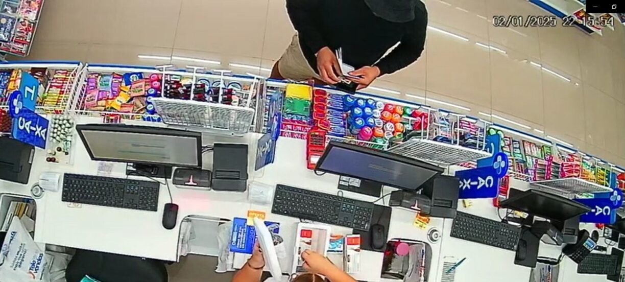 Em Conquista, Polícia Civil identifica lazarento que metia assaltos no centro comercial.