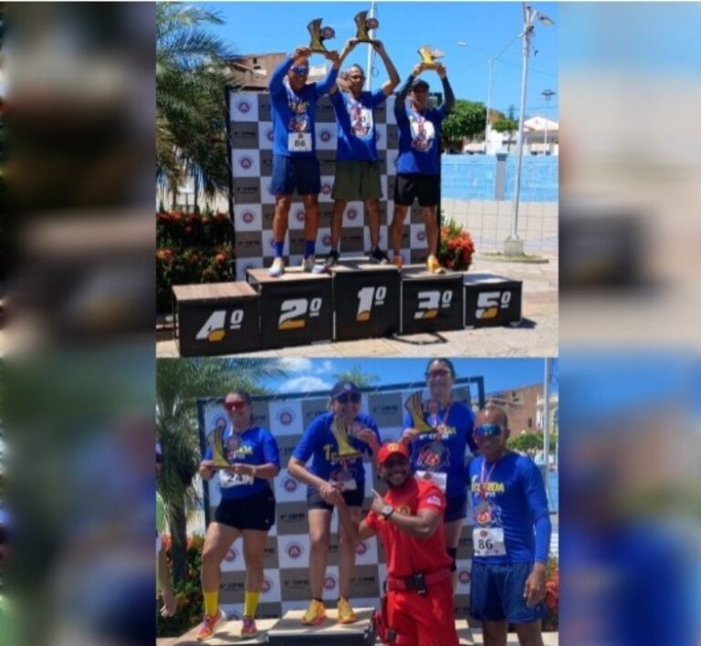 Casal brumadense garante pódio na 1ª Corrida de Rua de Macaúbas. Competição foi organizada pela 4⁠ª CIPM.