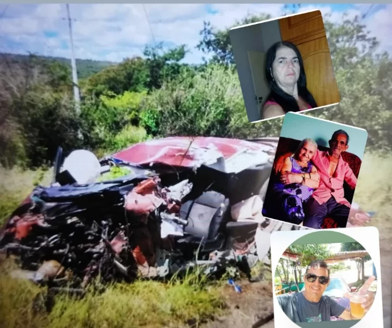 BR-030: Quatro pessoas de uma mesma família de Jequié morrem e um sobrevive após acidente entre carro e carreta em Brumado.