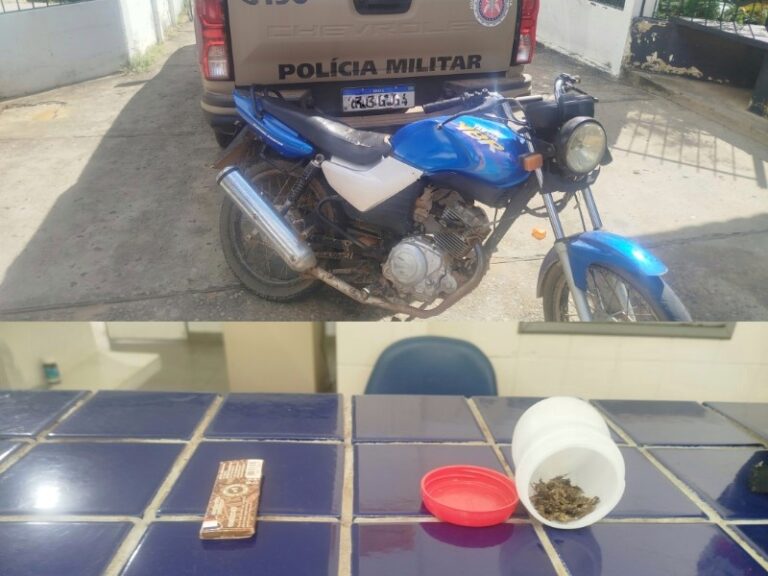 Sapequinha da zona rural e detido com cabritinha adulterada e maconha em Brumado