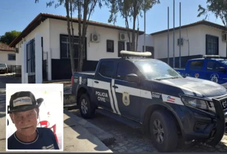 Pegou a visão! Principal suspeito de matar idoso em Brumado, se apresenta com advogado na delegacia e fica preso.