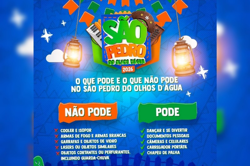 Cooler e isopor? Nem pensar quebrado! São Pedro de Brumado não permitirá entrada com cooler e outros objetos