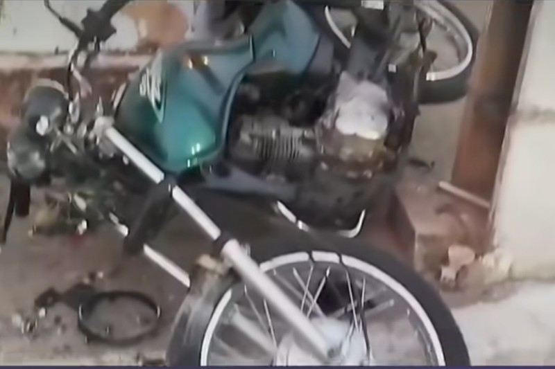 Assista: Cabritinha é encontrada abandonada após acidente no centro de Brumado; PM não foi acionada