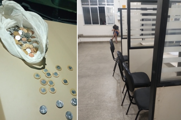 Pezão é encontrado pela PM vagando na madrugada com sacola cheia de moedas em Brumado