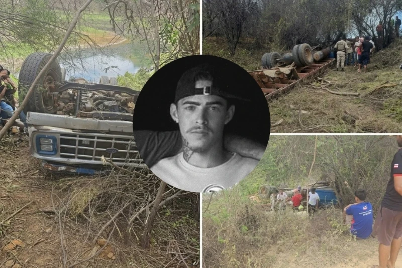 Capotamento de caminhão deixa um morto e dois feridos em Aracatu