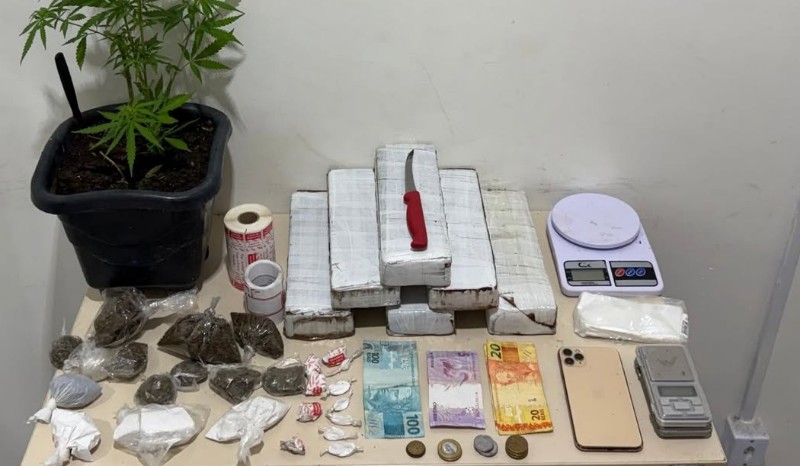 Cramunhão é preso com drogas em Vitória da Conquista